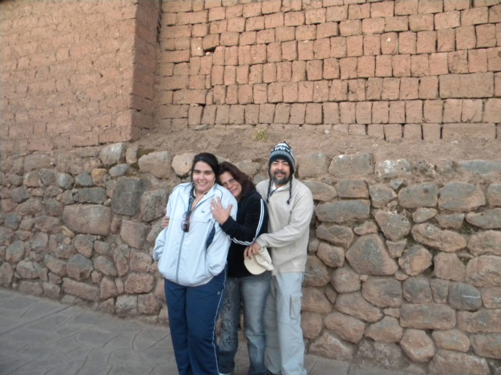 Eu, paola e Penha passando frio