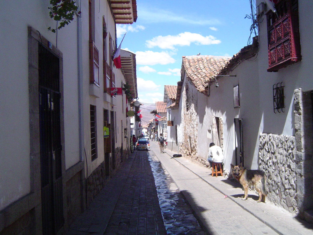 Rua tipica de Cusco