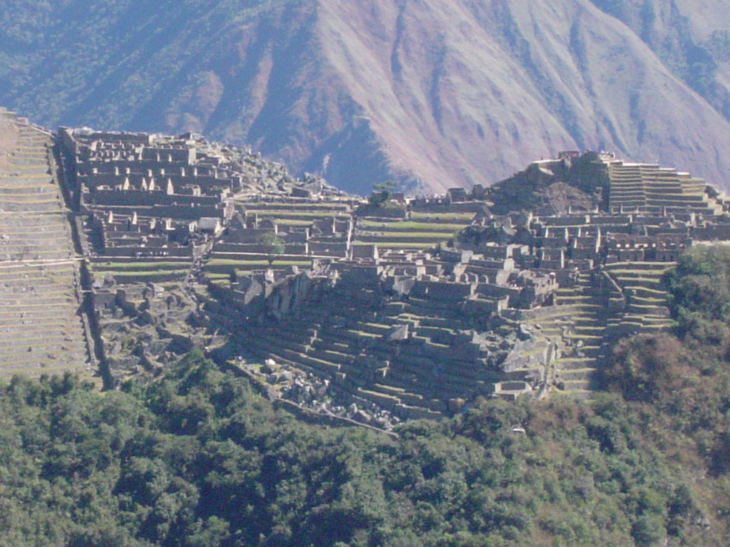 Machu Picchu vista do cume da Putukusi