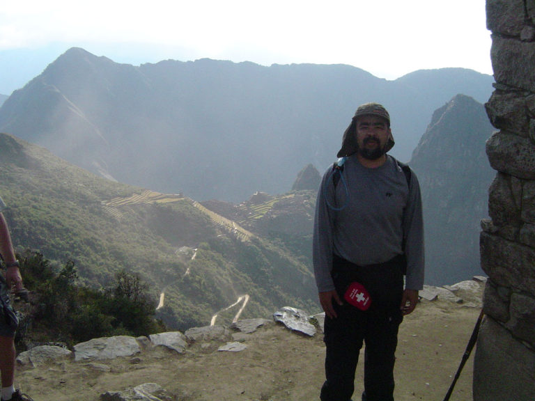 Machu Picchu vista da porta de Sol (intipunku)