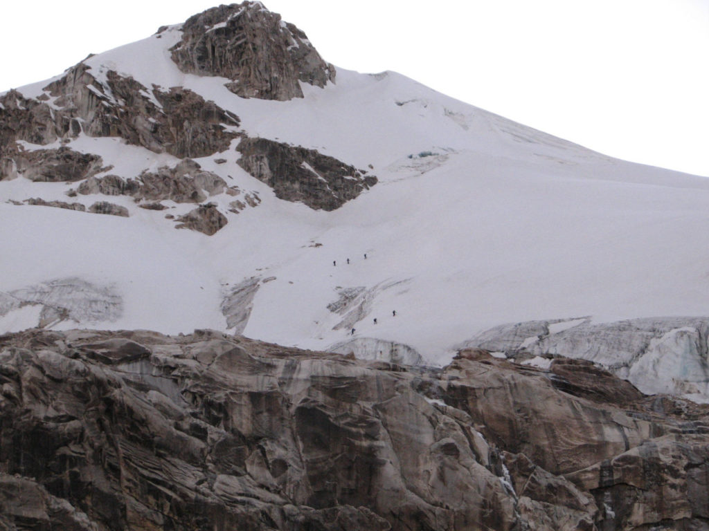 iníco do glaciar