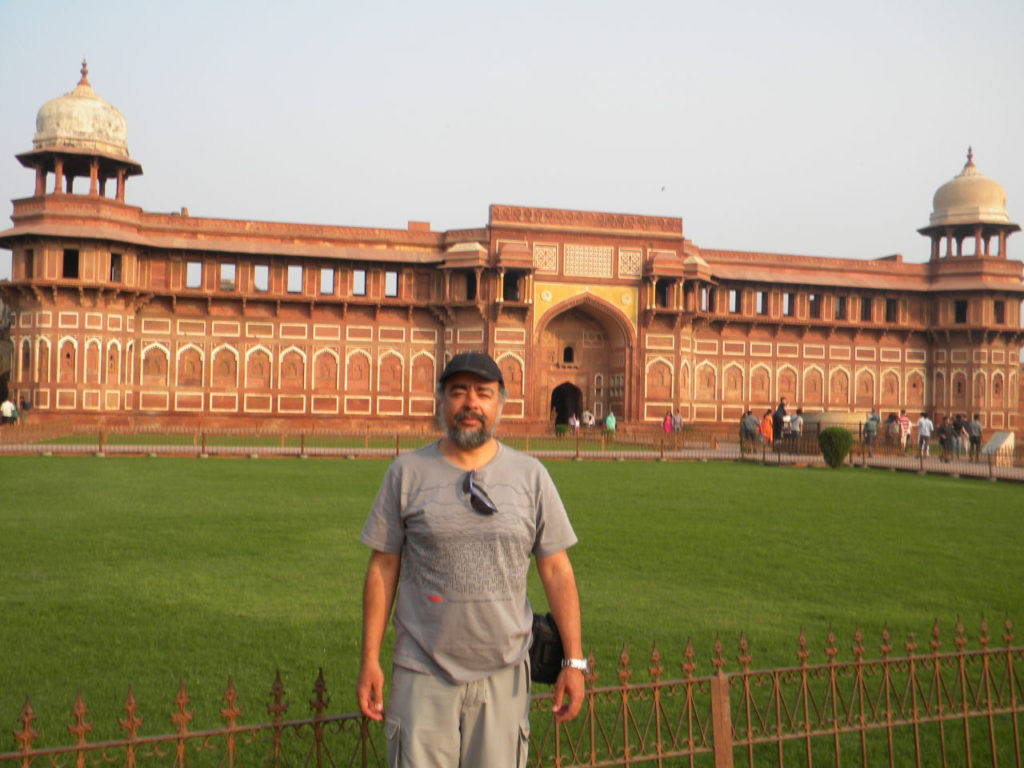 Parte interna do Forte de Agra