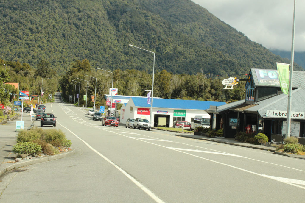 Fox glacier village