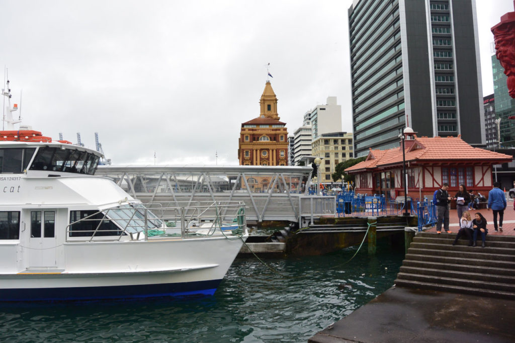 Boat in Viaduct pier