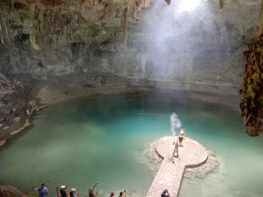 Cenote in the way to Chichen Itza