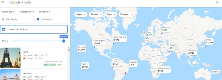 google flights