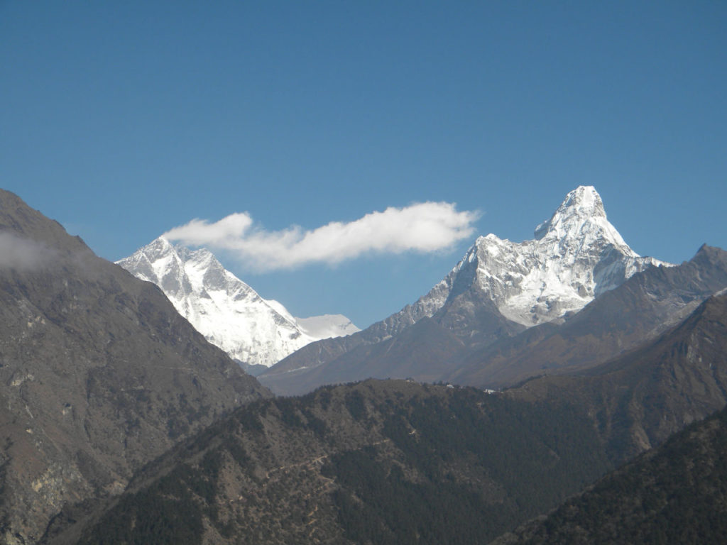 Everest and Ama Dhablam view