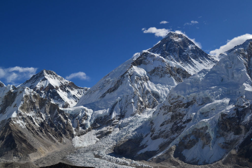 Everest and ice fall