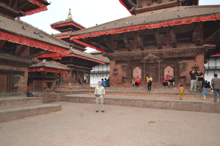 Jorge at Patan Durbar Square