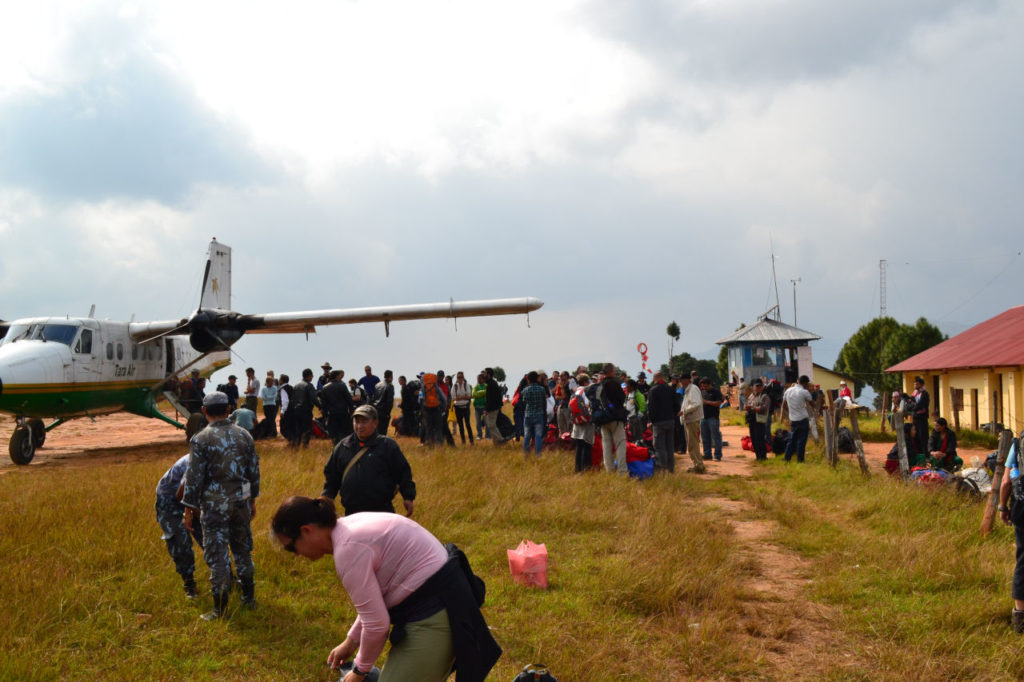 airport bellow Lukla