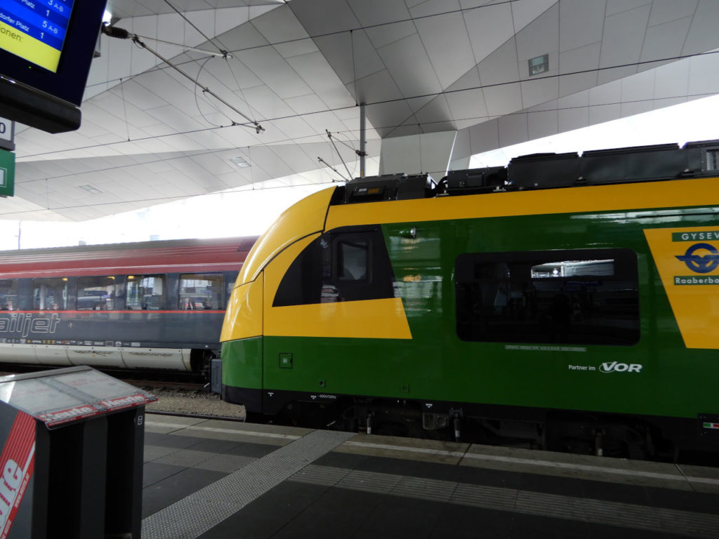 Austria - Vienna - train to Praga
