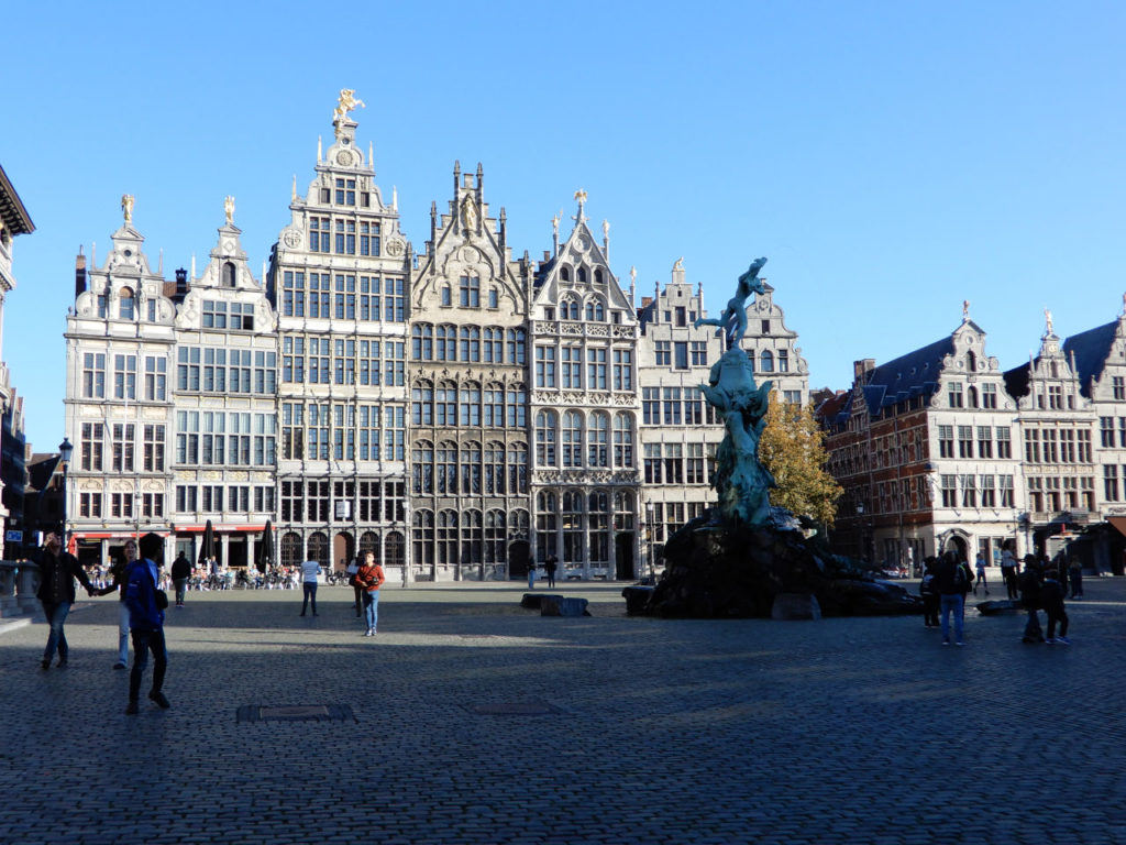 Belgium - Antwerp - Great market square (Grote Markt )