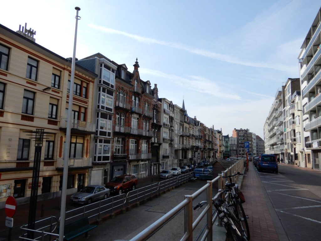 Belgica - Blankenberge beach - graaf Jansdijk street