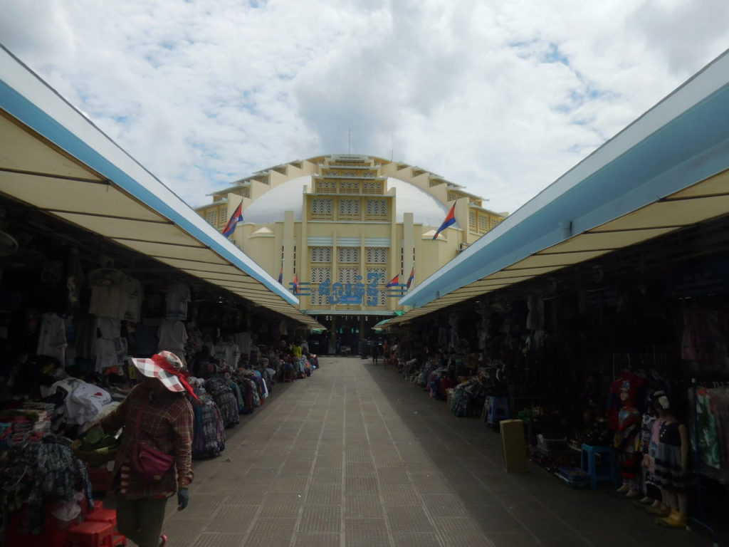Camboja- Phnom Penh - Psar Thmei central market