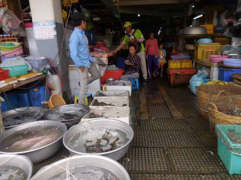Camboja- Phnom Penh - Psar Thmei market