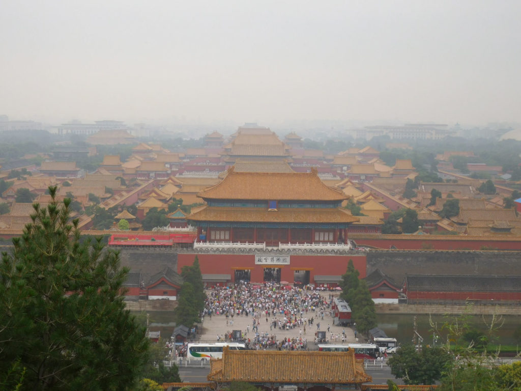 Beijing - Forbidden city from Jingshan Park