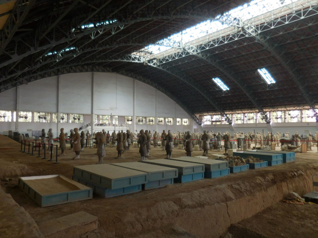 China - Xian - Terracota restoration site