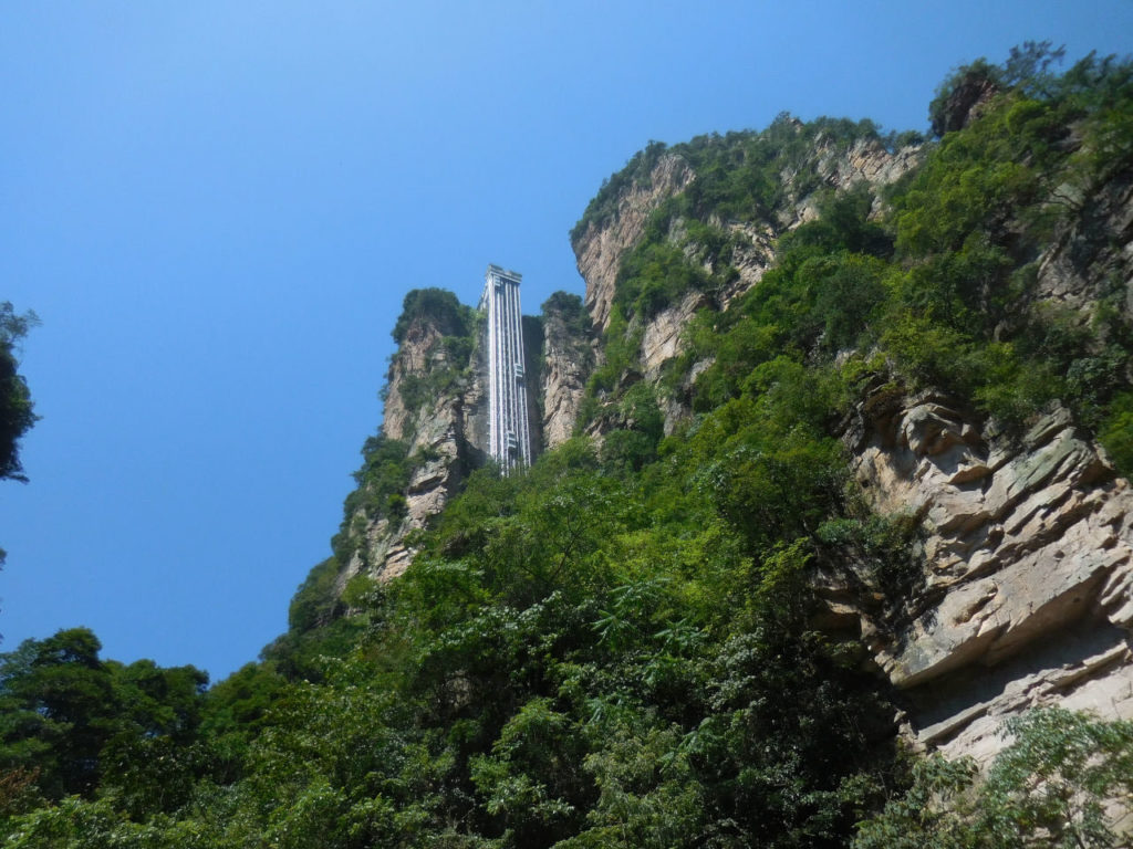 China - Zhangjiajie National Forest Park - Elevador