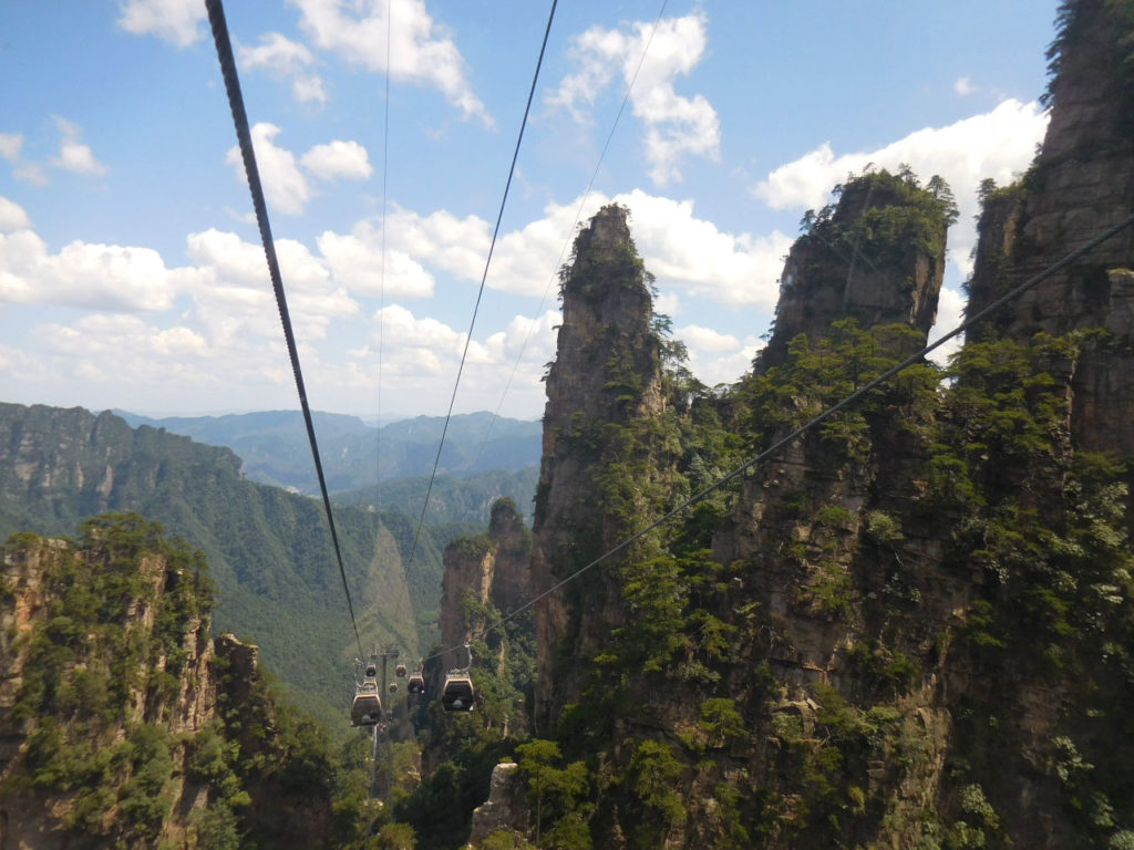 Zhangjiajie National Forest Park - cable car 3