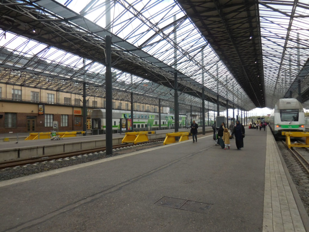 Finland - Helsinki - Train station inside