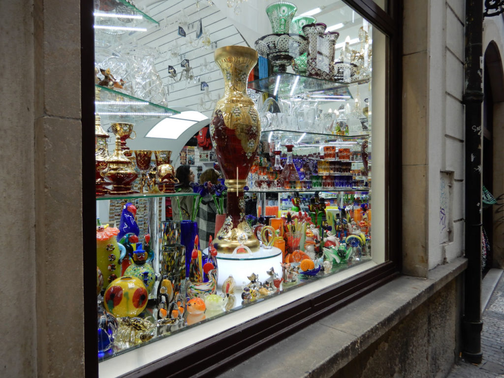 Czech Republic - Prague - cristal shop