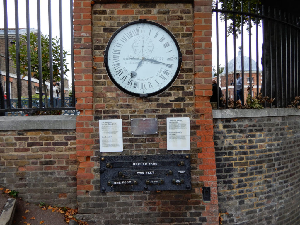 England - London - Greenwich time zone line