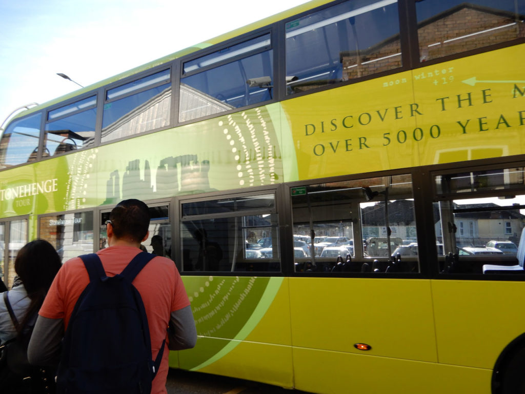 England - Salisbury - bus to Stonehenge