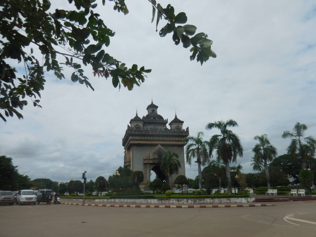 Laos - Vientiane - Patuxai victory gate