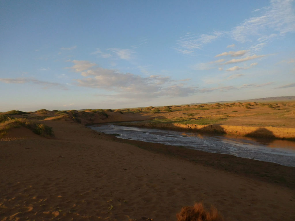 Gobi Desert - river