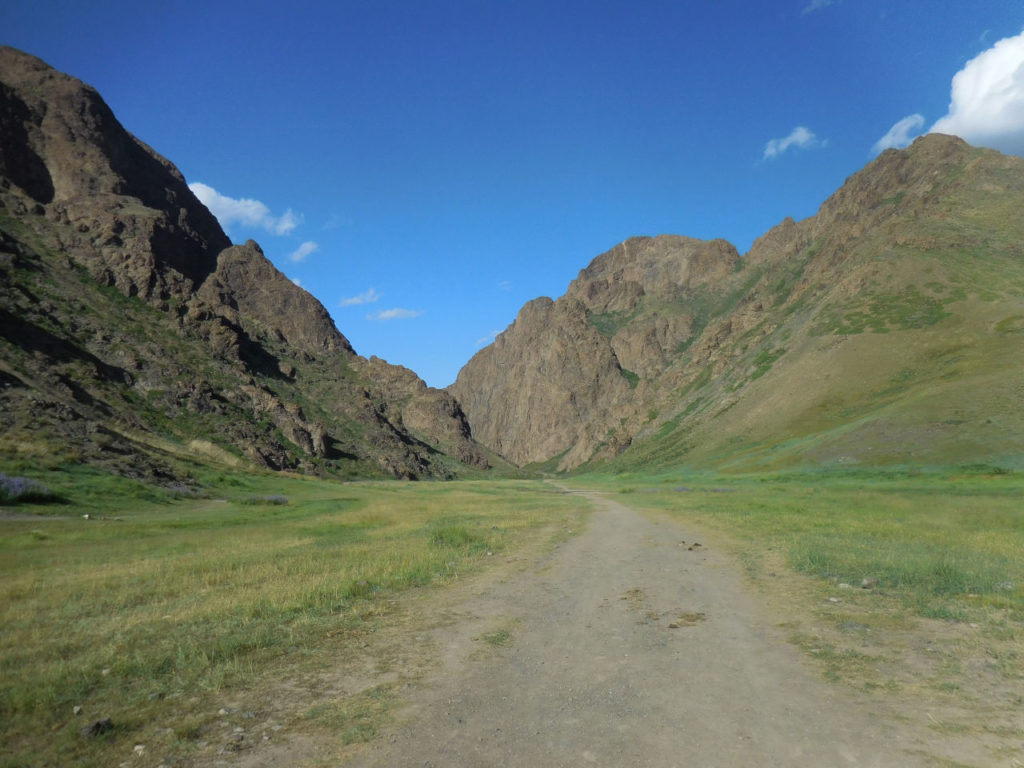 Mongolia - Gobi Desert road