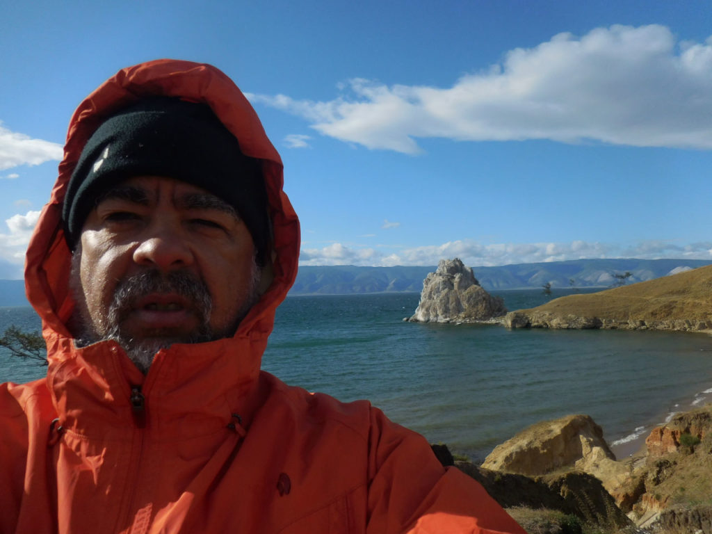 Lake baikal - Shaman Rock behind