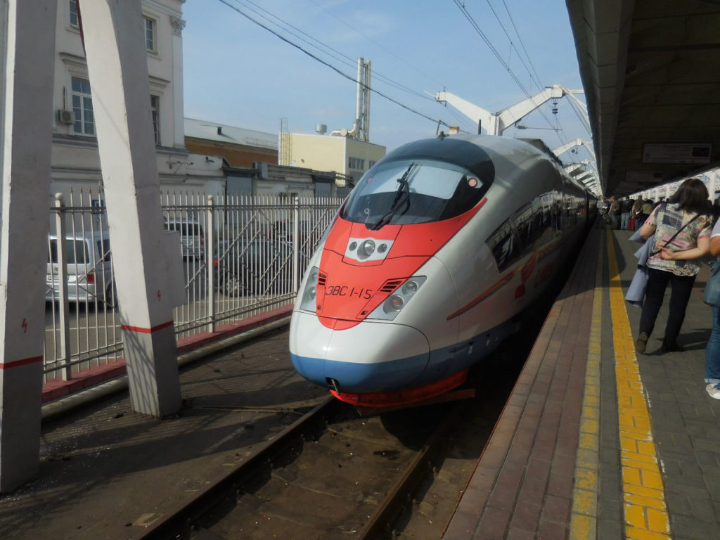 Saint Petersburg - train to Helsink