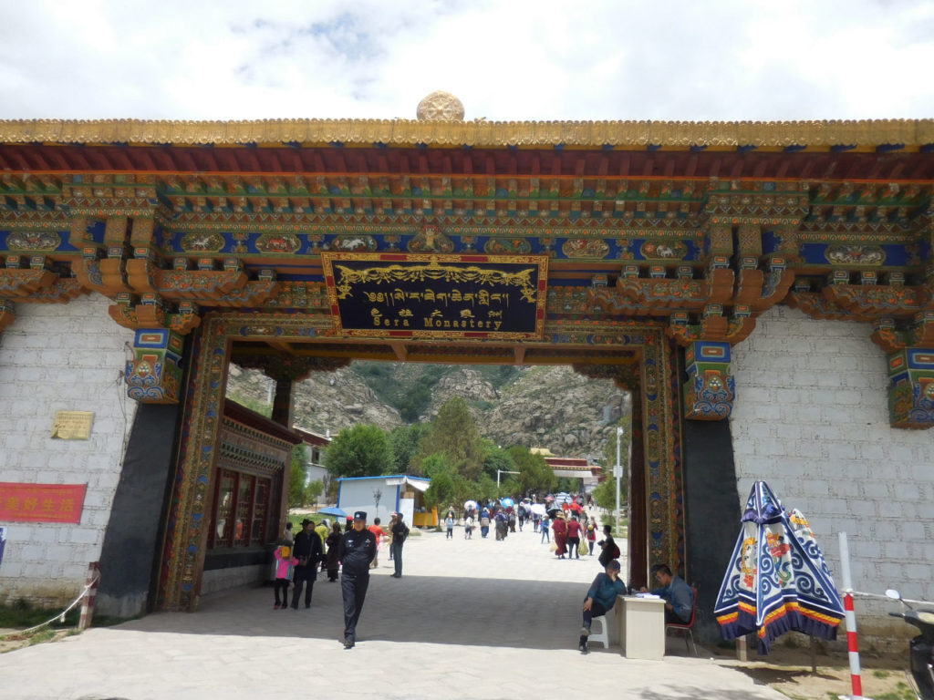 Tibet - Lhasa - Sera Monastery entrance