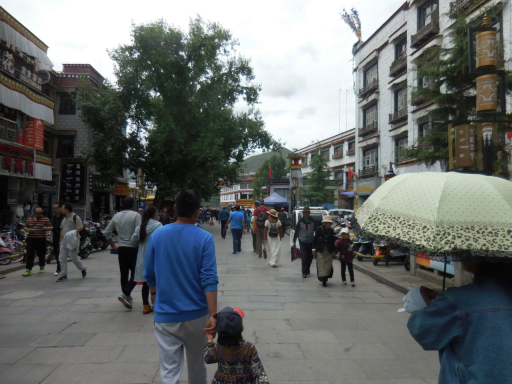 Lhasa city street