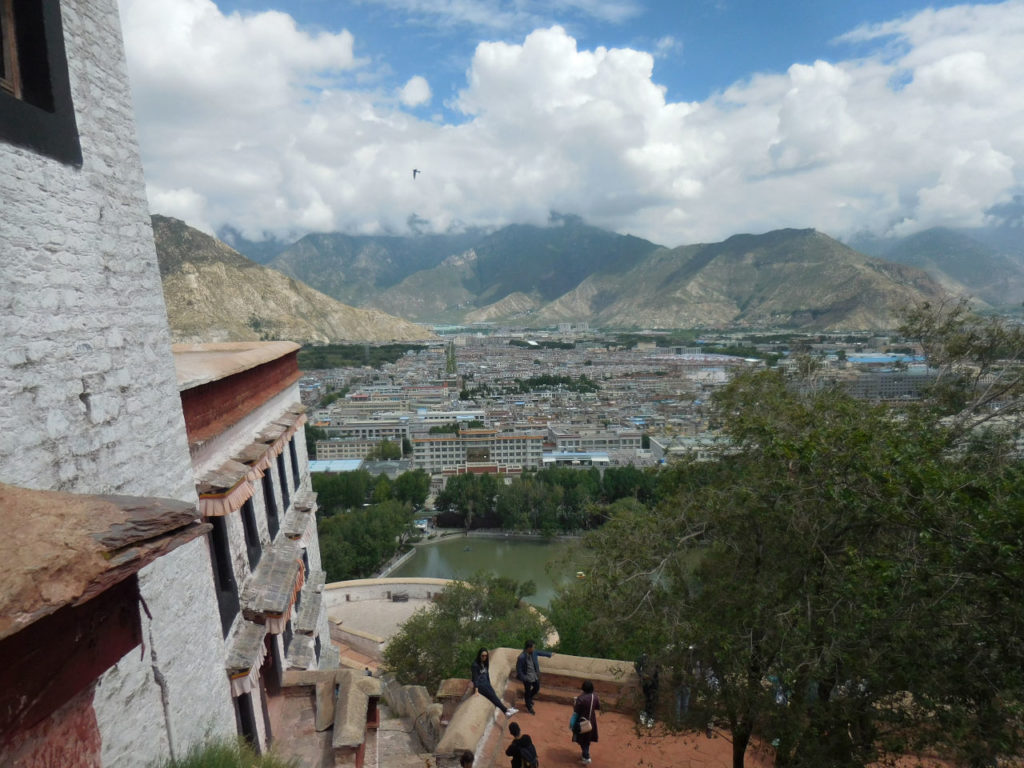 Lhasa view from Potala palace