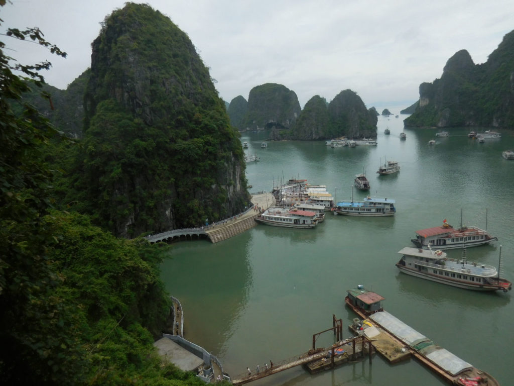 Vietnam - Ha Long Bay - view from Sung Sot Cave