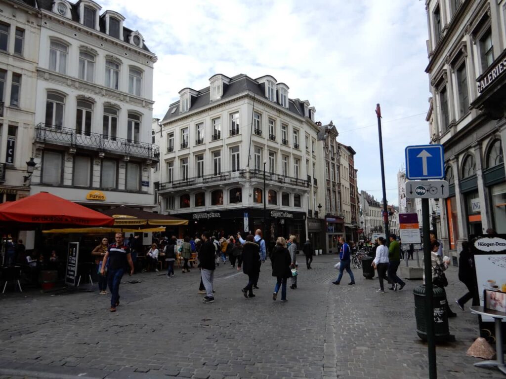 city center street - Brussels