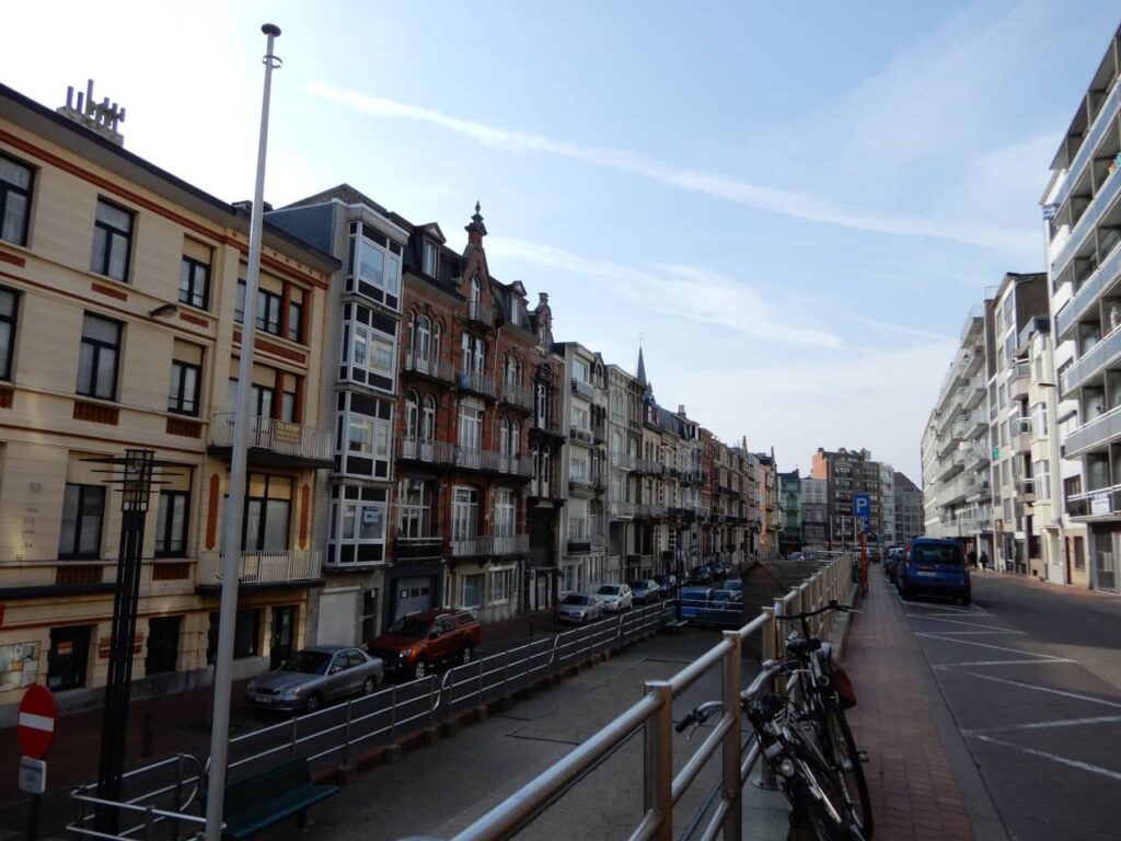 graaf Jansdijk street Blankenberge beach