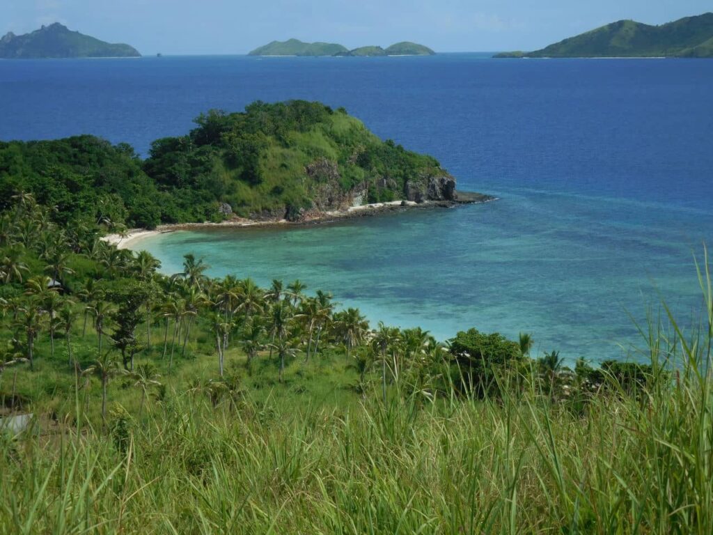 Beach at Matamanoa island