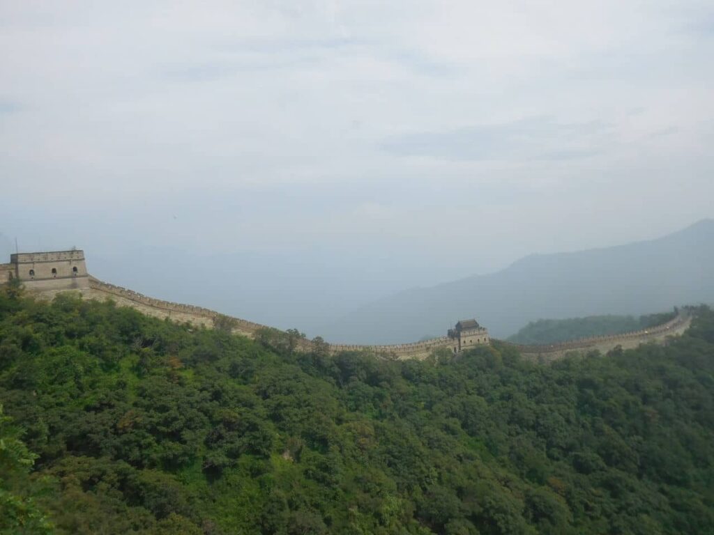 setion view of Mutianyu great