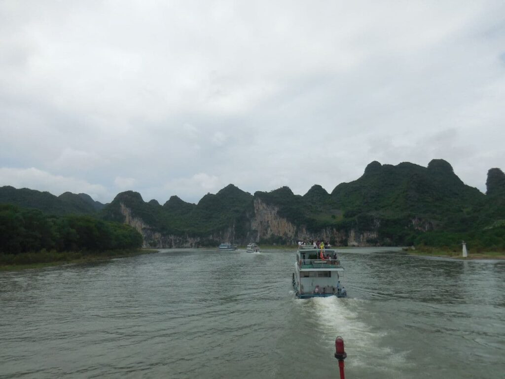 Boat at Li river