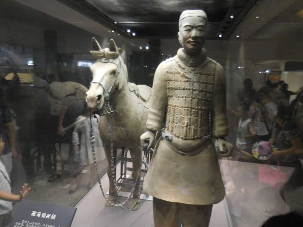 Warrior and horse. the most conserved