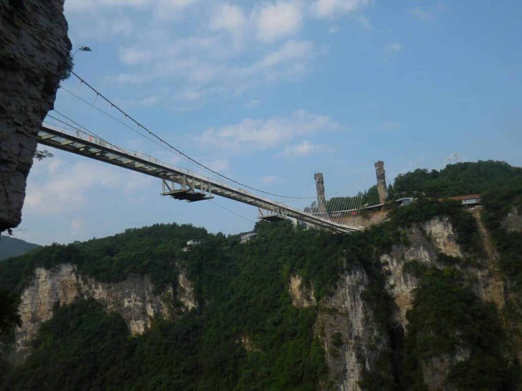 Class bridge from half way down