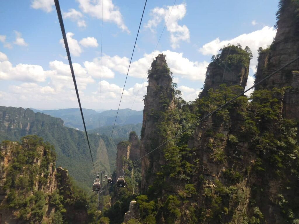 Cable car - Zhangjiajie National Forest Park