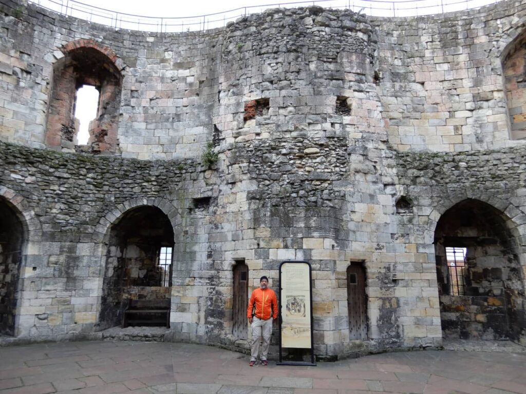 inside Clifford’s Tower