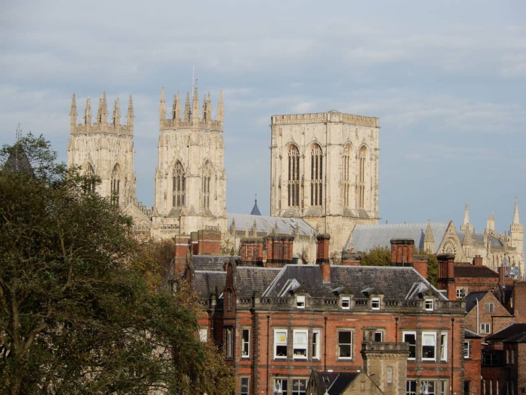 England - York minister towers