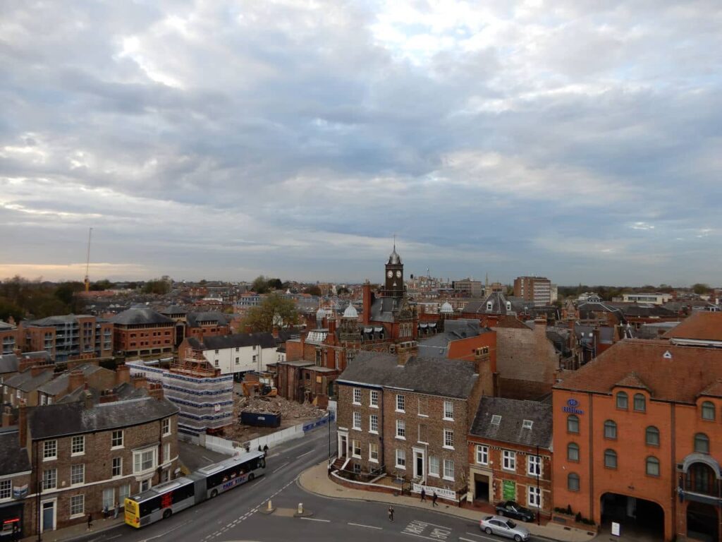 England - York - view outside from Clifford’s Tower