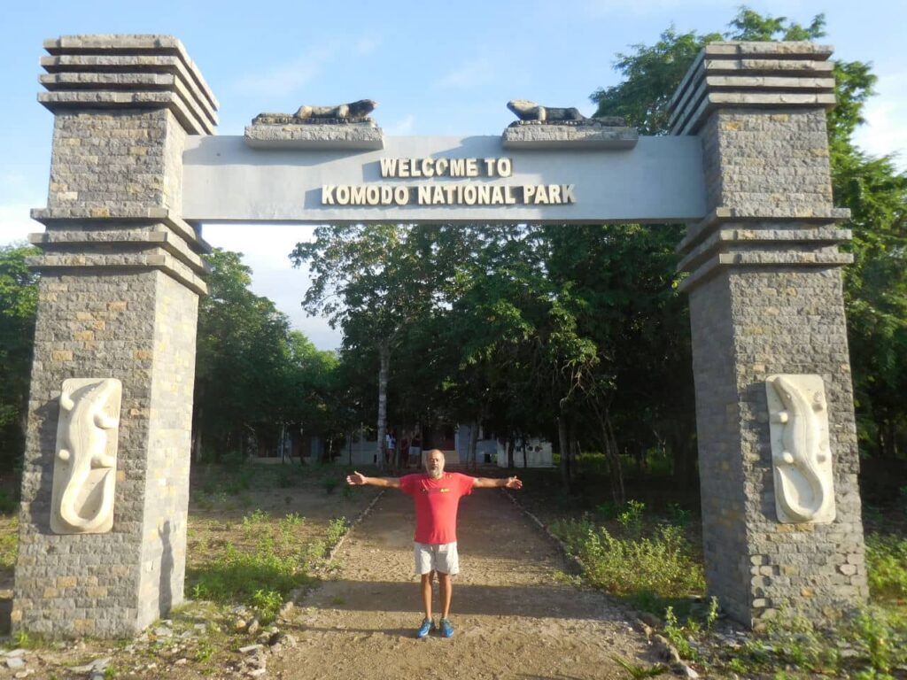 Indonesia - komodo national park gate
