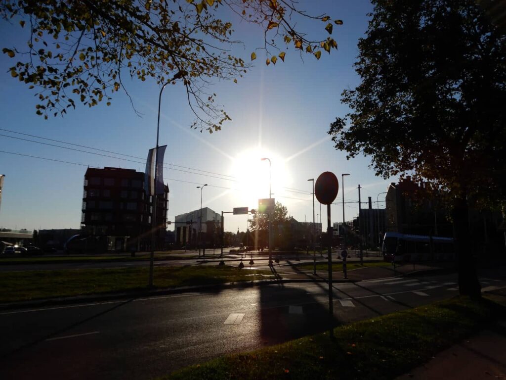 Sunset - Tallinn center