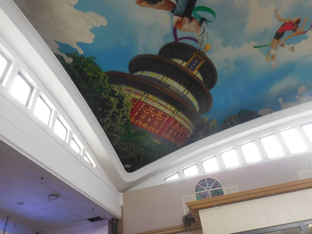 Beijing train station - main ceiling